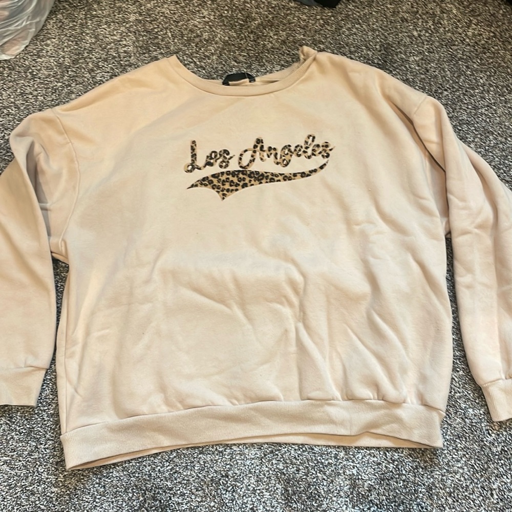 Los Angeles Leopard Crew Neck